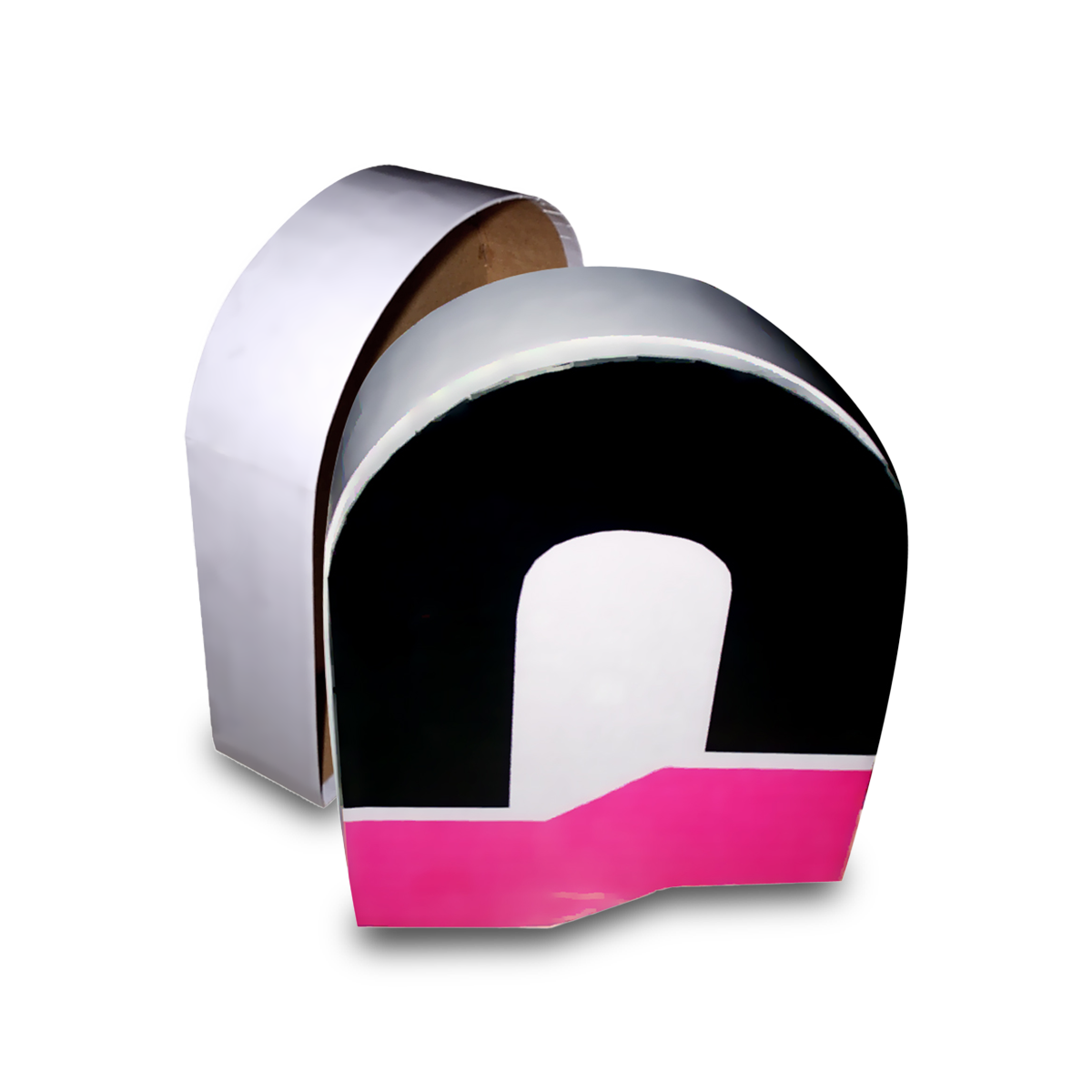 Fotografie des Kartoins in Form eines Magneten