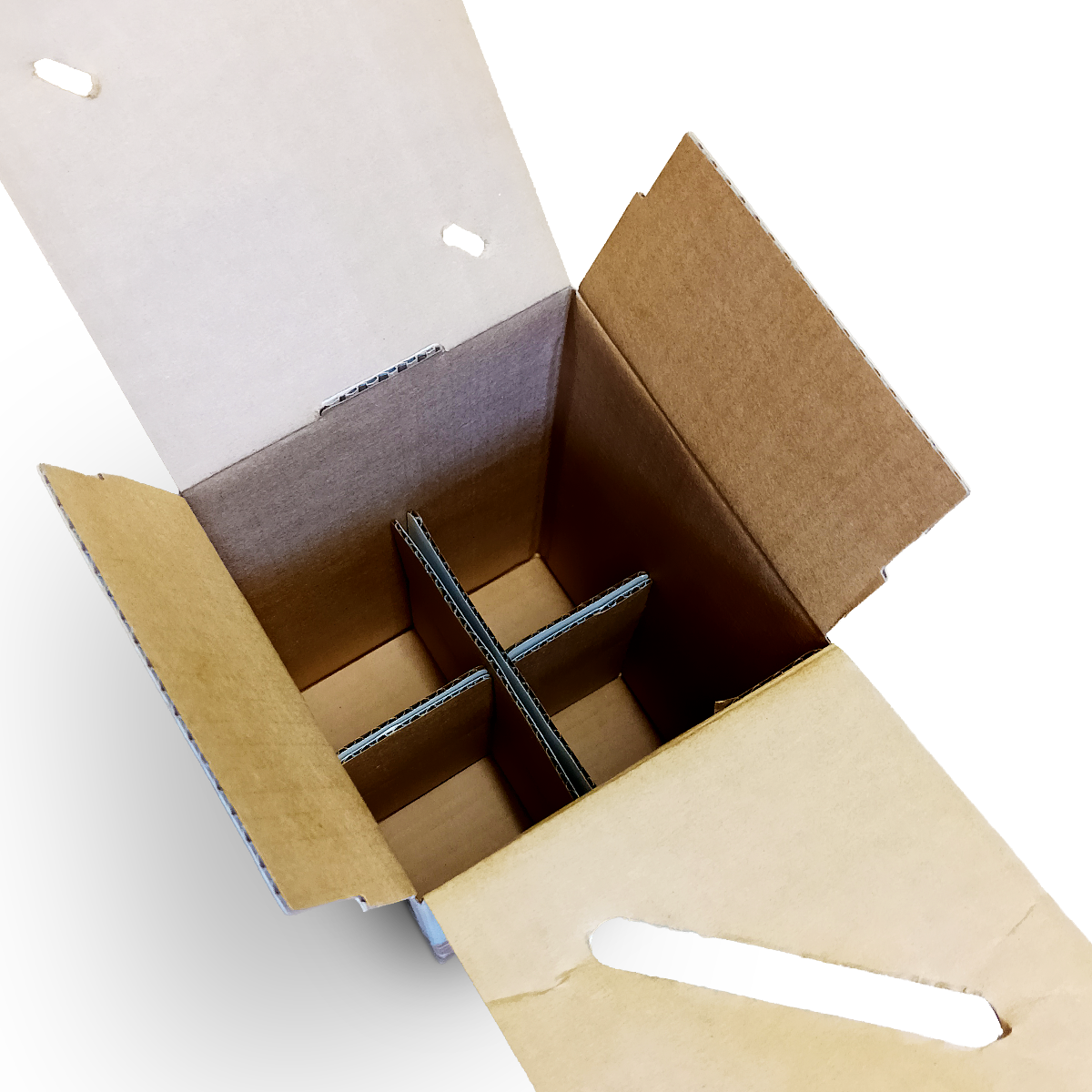 Fotografie einer Standard Faltschachtel FEFCO 0201